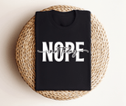 T-Shirt | Nope not today | schwarz weiß - Roo's Gift Shop