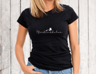 T-Shirt | Pferdemädchen | weiß, schwarz - Roo's Gift Shop