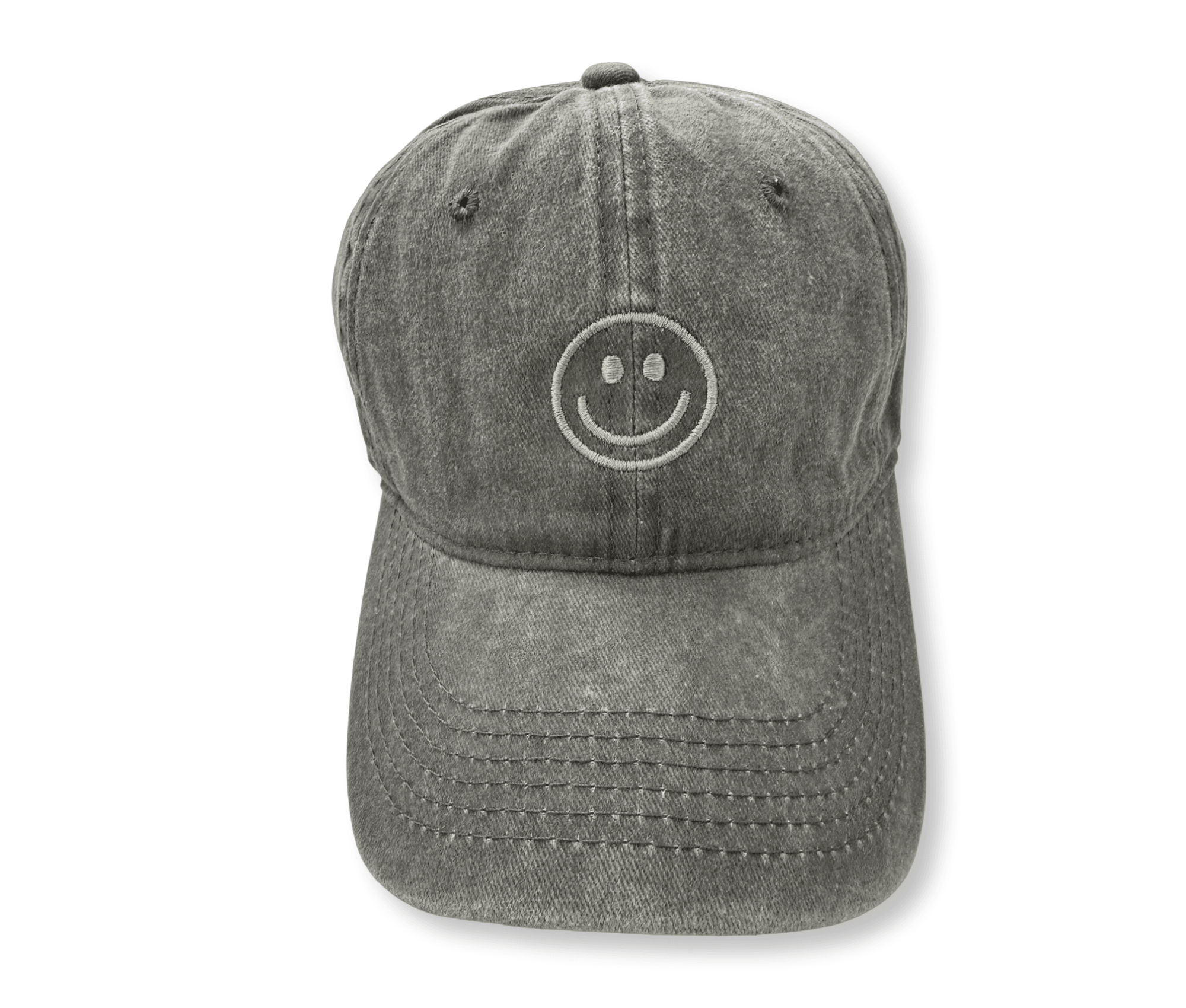 Unisex Basecap Smiley | Baseball Kappe mit Stickerei - Roo's Gift Shop