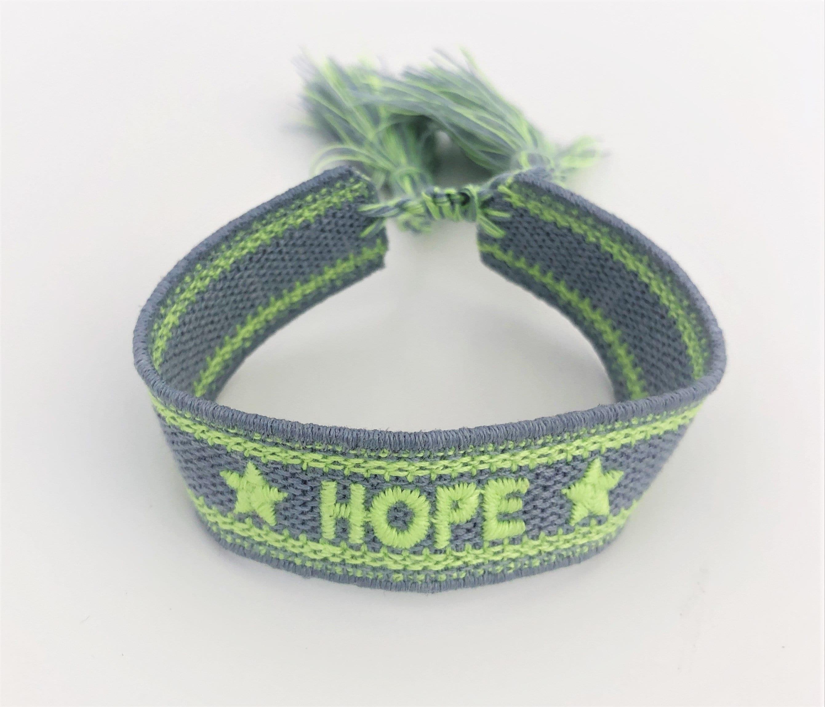 Armband HOPE Freundschaftsarmband | Webarmband - Roo's Gift Shop