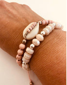 Armband | elastisch | zartes Rosa - Roo's Gift Shop