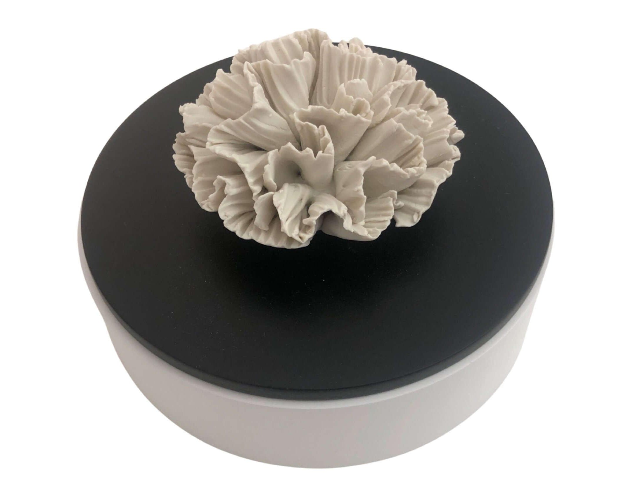 Aroma Diffusor | Duftstein | Duft Blume auf Holzschale - Roo's Gift Shop