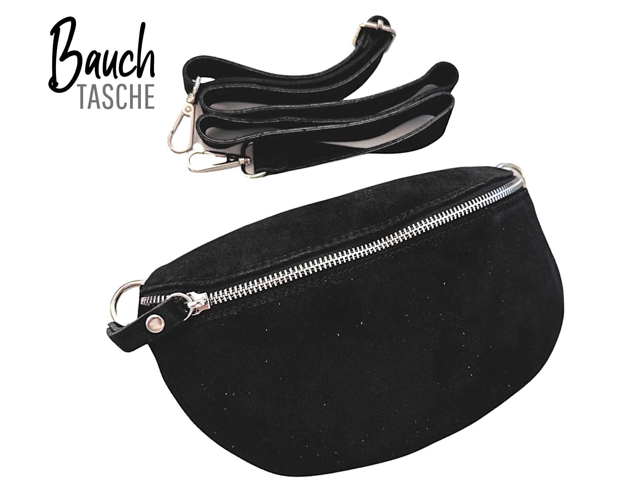 Bum bag Cross Body Bag Suede black