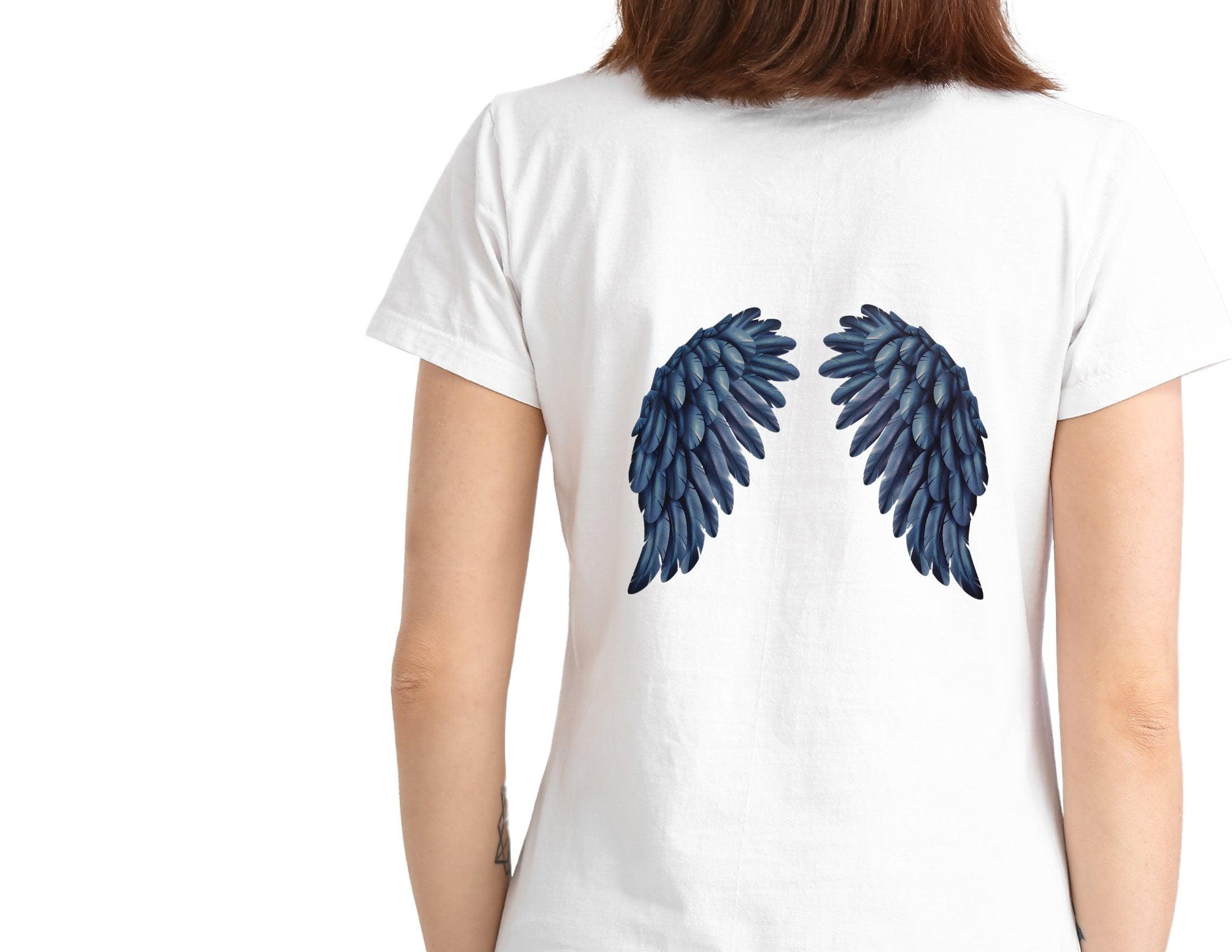 Bügelbild | mit Namen | personalisiert | Patch Engel - Roo's Gift Shop