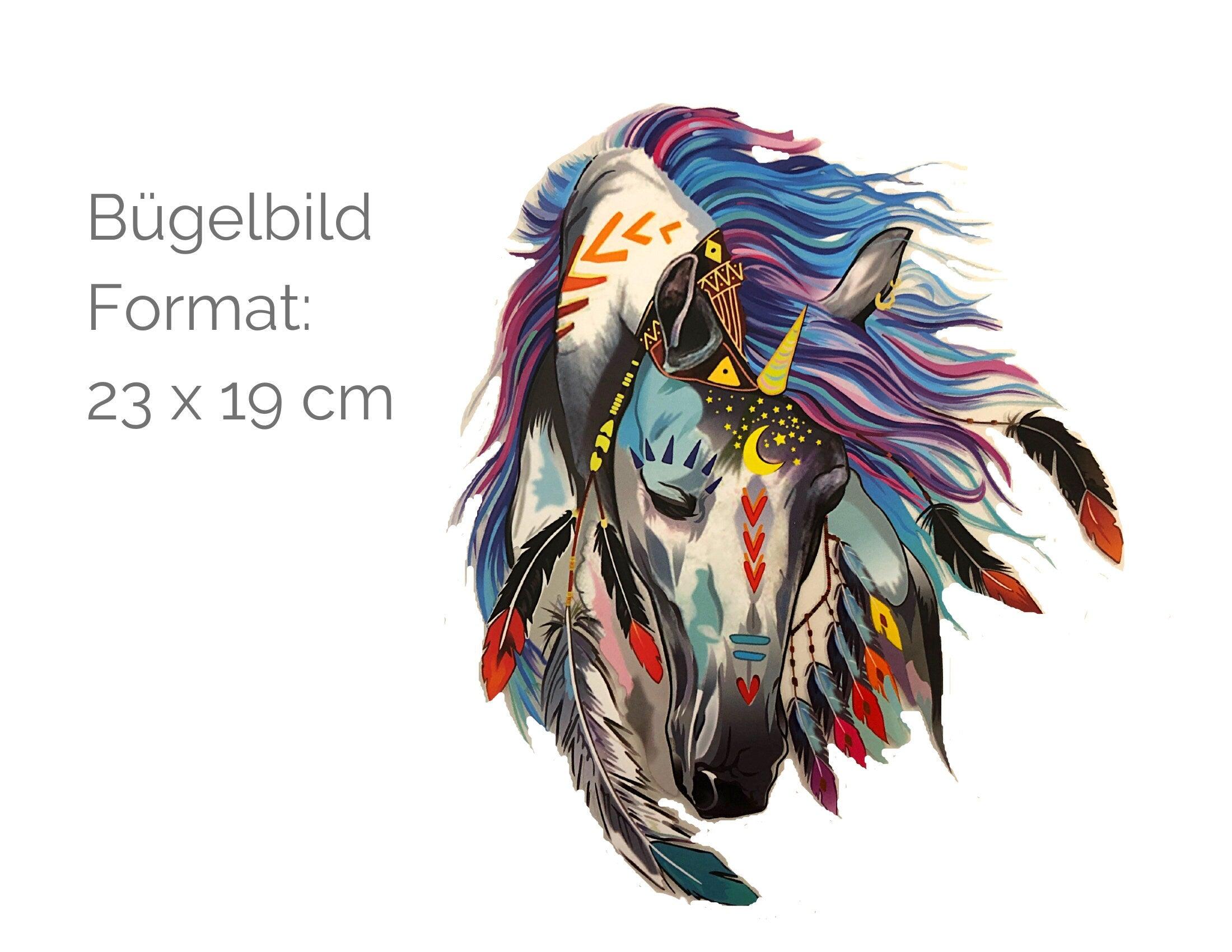 Bügelbild | Pferd | personalisierbarer Patch - Roo's Gift Shop