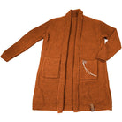 Cardigan Noor in Mandel | Strickjacke cognac / rost - Roo's Gift Shop