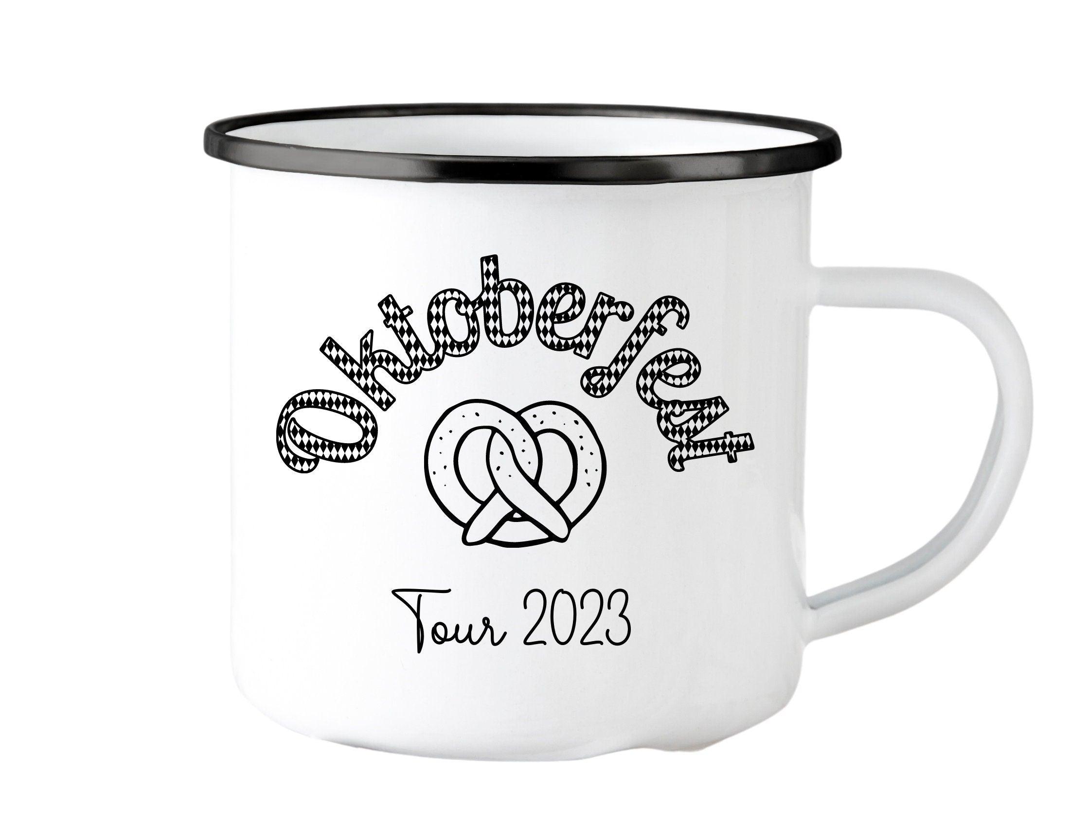 Emaille Tasse | Oktoberfest | personalisiert - Roo's Gift Shop