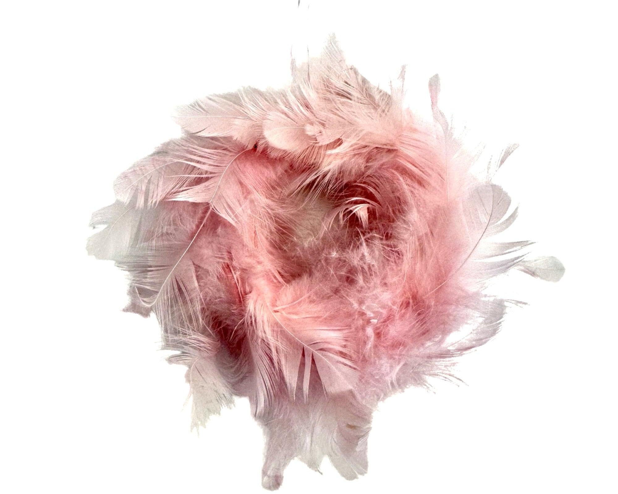 Federkranz | Deko | 10 -15 cm Durchmesser | rosa - Roo's Gift Shop
