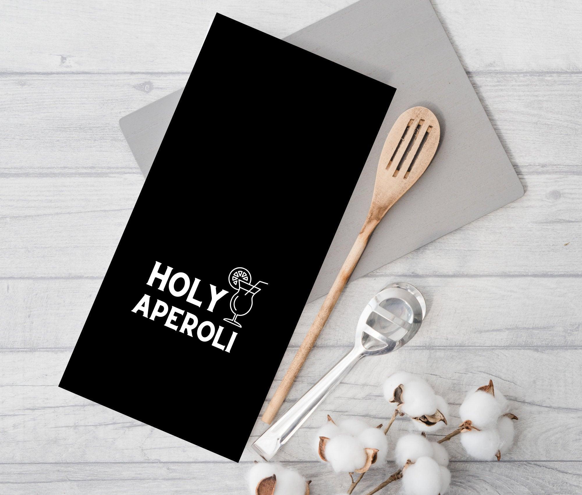 Geschirrtuch | Holy Aperoli | lustiger Spruch - Roo's Gift Shop