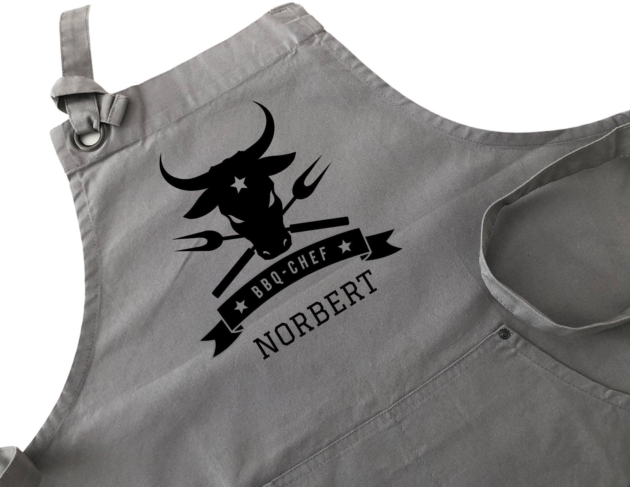 Grillschürze BBQ Schürze | Männer | personalisiert - Roo's Gift Shop