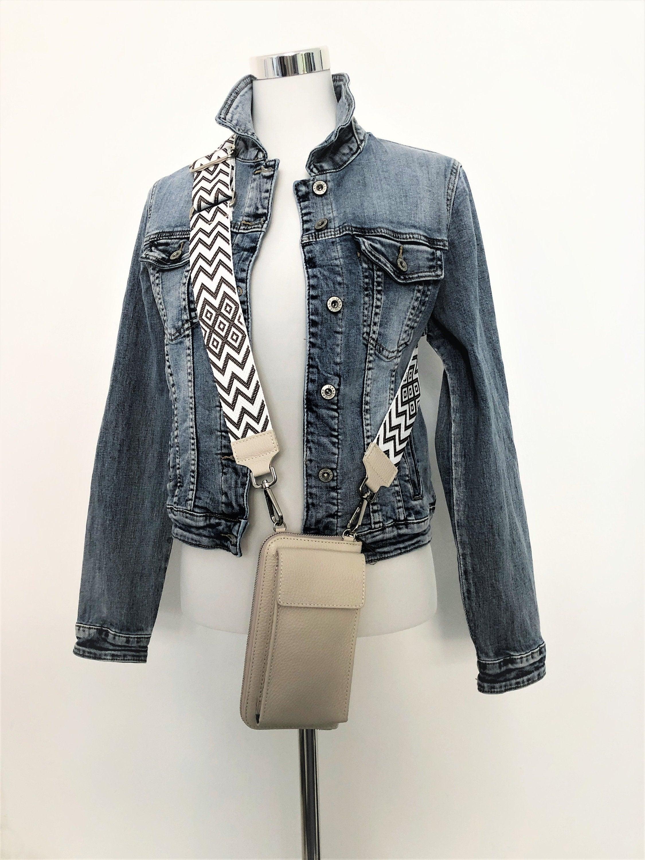 Handyportemonnaie | Doppelt | Echt Leder | schwarz - Roo's Gift Shop