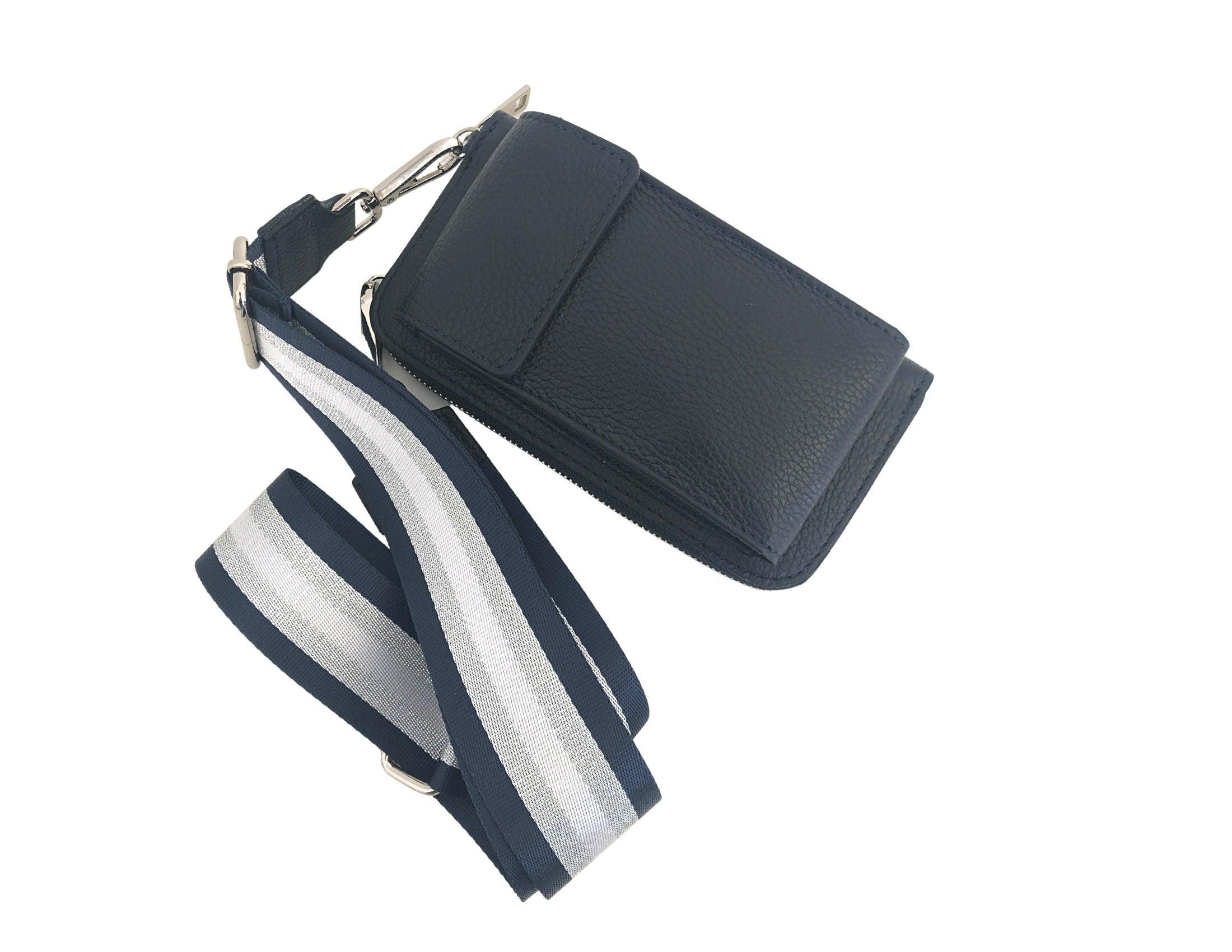 Handyportemonnaie | Echt Leder | blau - Roo's Gift Shop