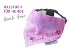 Hundehalstuch "Beach Babe" | pink | Hunde Bandana - Roo's Gift Shop