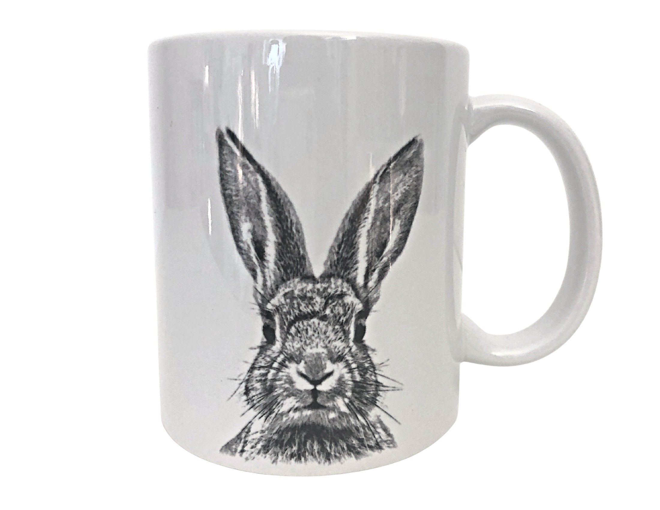 Osterhasen Tasse | Keramik Tasse mit Hasengesicht | Kaffeebecher spülmaschinenfest
