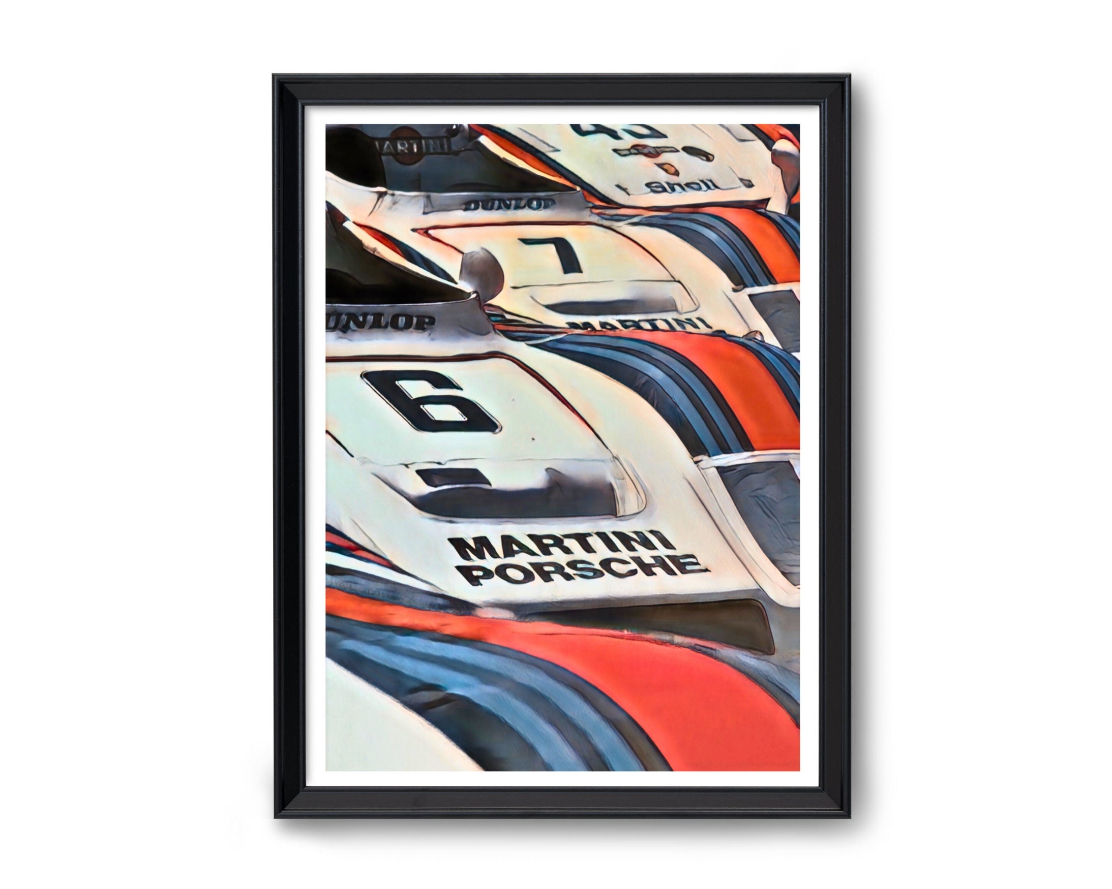 Poster Martini Porsche | Digital Print | Auto Poster