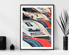 Poster Martini Porsche | Digital Print | Auto Poster
