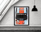 Poster Gulf Porsche | Digital Print | Auto Poster