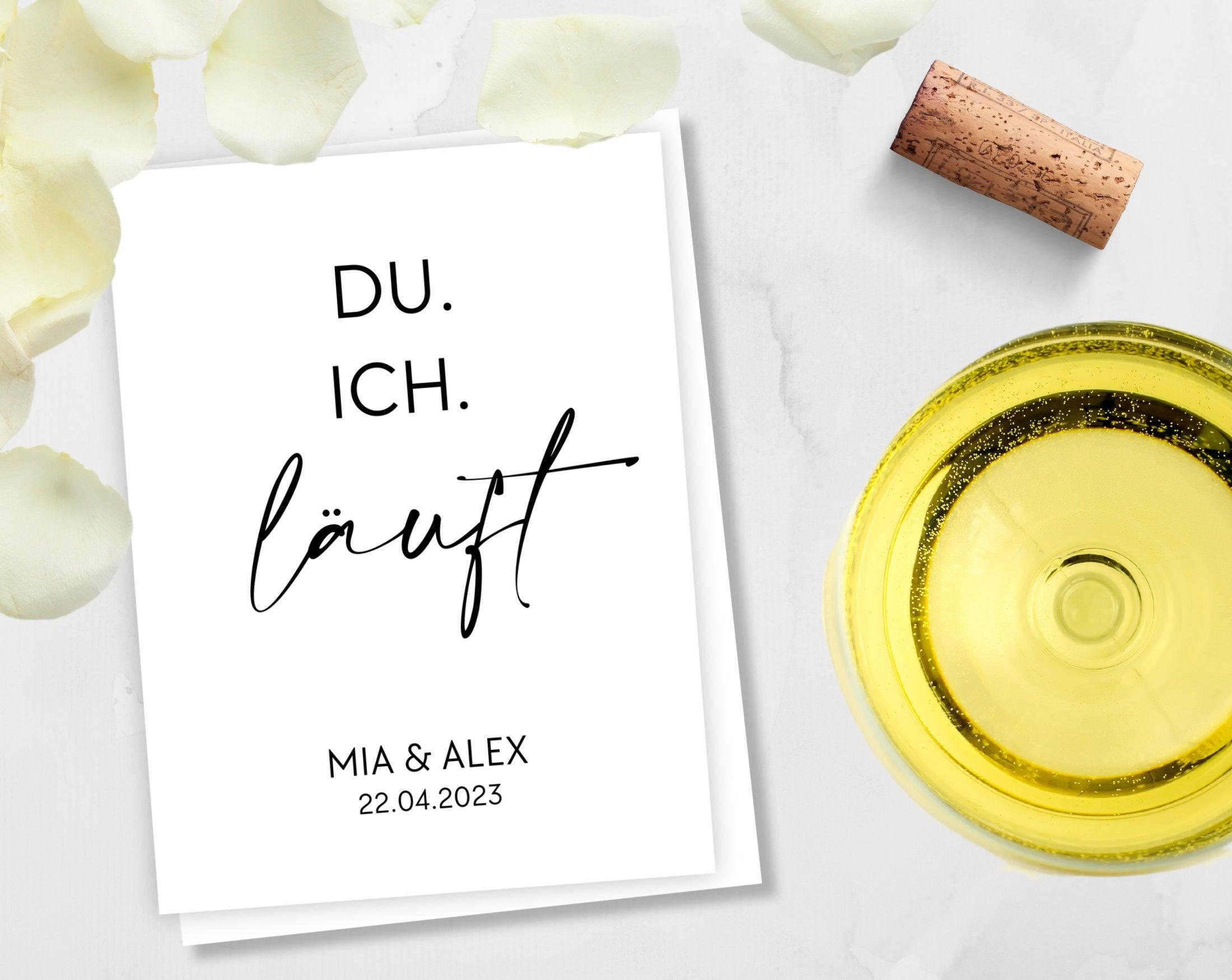 Personalisiertes Weinflaschen Etikett | Hochzeit - Roo's Gift Shop