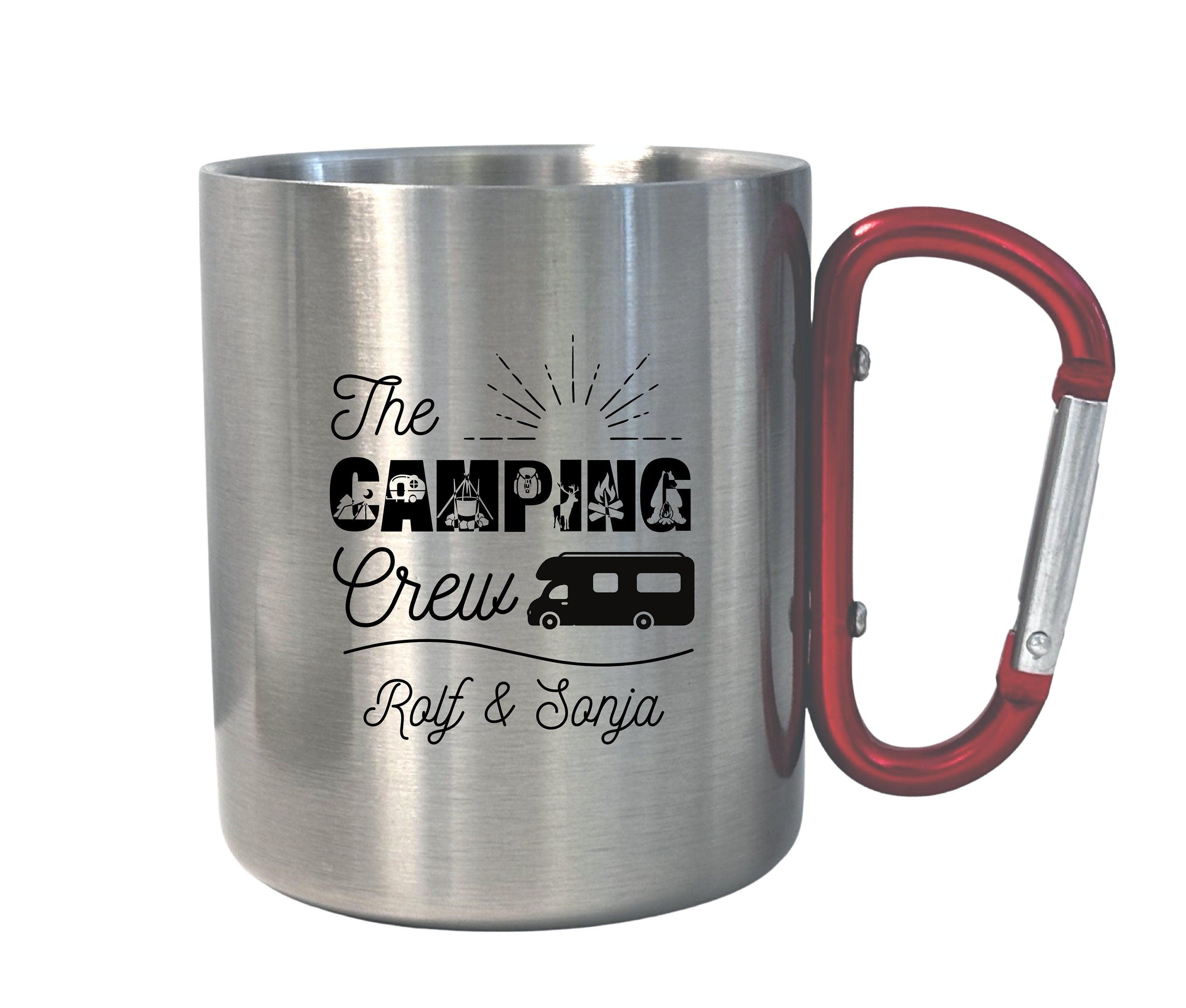 Karabinertasse | Personalisierbar | Tasse Camping Wandern - Roo's Gift Shop