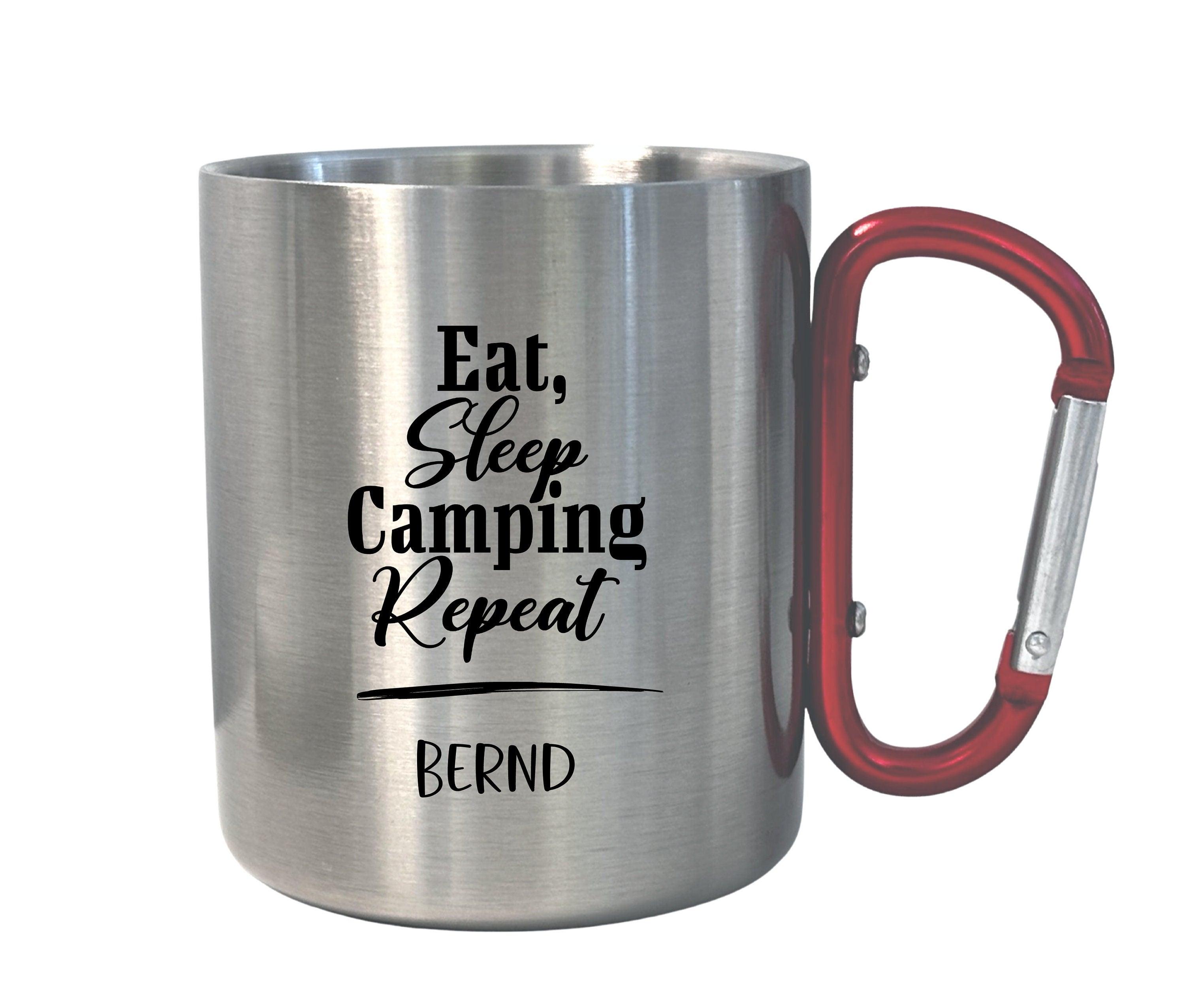 Karabinertasse | Personalisierbar | Tasse Camping Wandern - Roo's Gift Shop