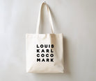 Jutebeutel | Fashion Stofftasche | Louis Karl Coco Mark - Roo's Gift Shop