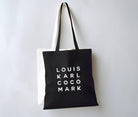 Jutebeutel | Fashion Stofftasche | Louis Karl Coco Mark - Roo's Gift Shop