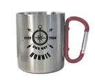 Karabinertasse | Personalisierbar | Tasse Camping Wandern - Roo's Gift Shop