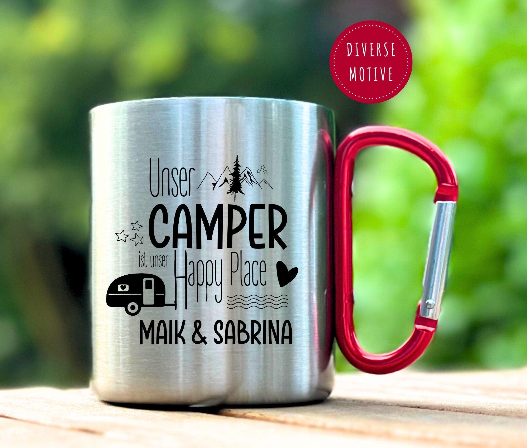 Karabinertasse | Personalisierbar | Tasse Camping Wohnmobil - Roo's Gift Shop