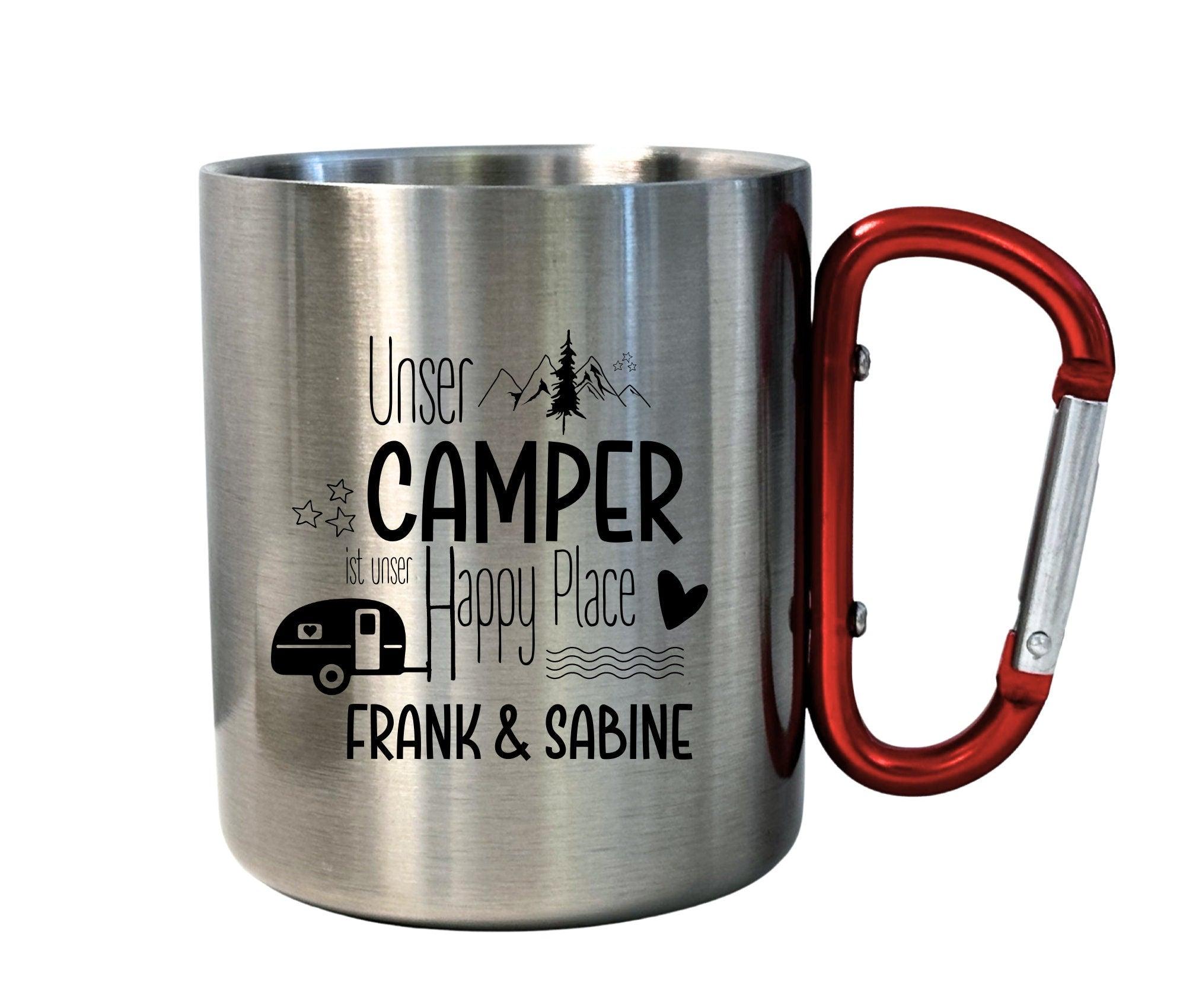 Karabinertasse | Personalisierbar | Tasse Camping Wohnmobil - Roo's Gift Shop