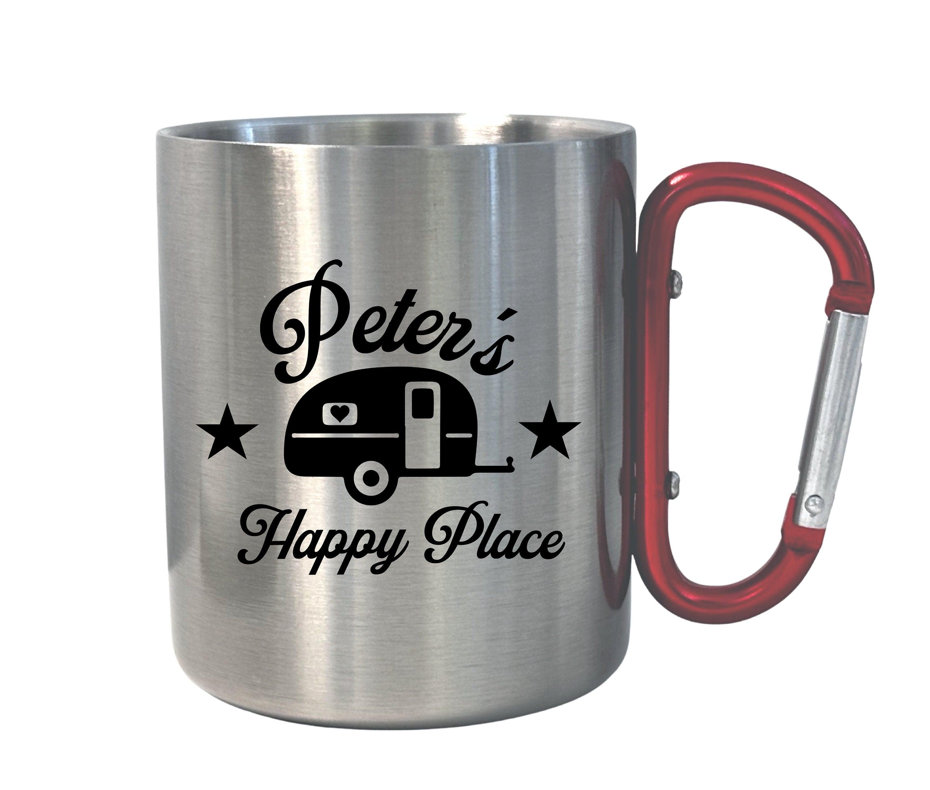 Karabinertasse | Personalisierbar | Tasse Camping Wohnmobil - Roo's Gift Shop