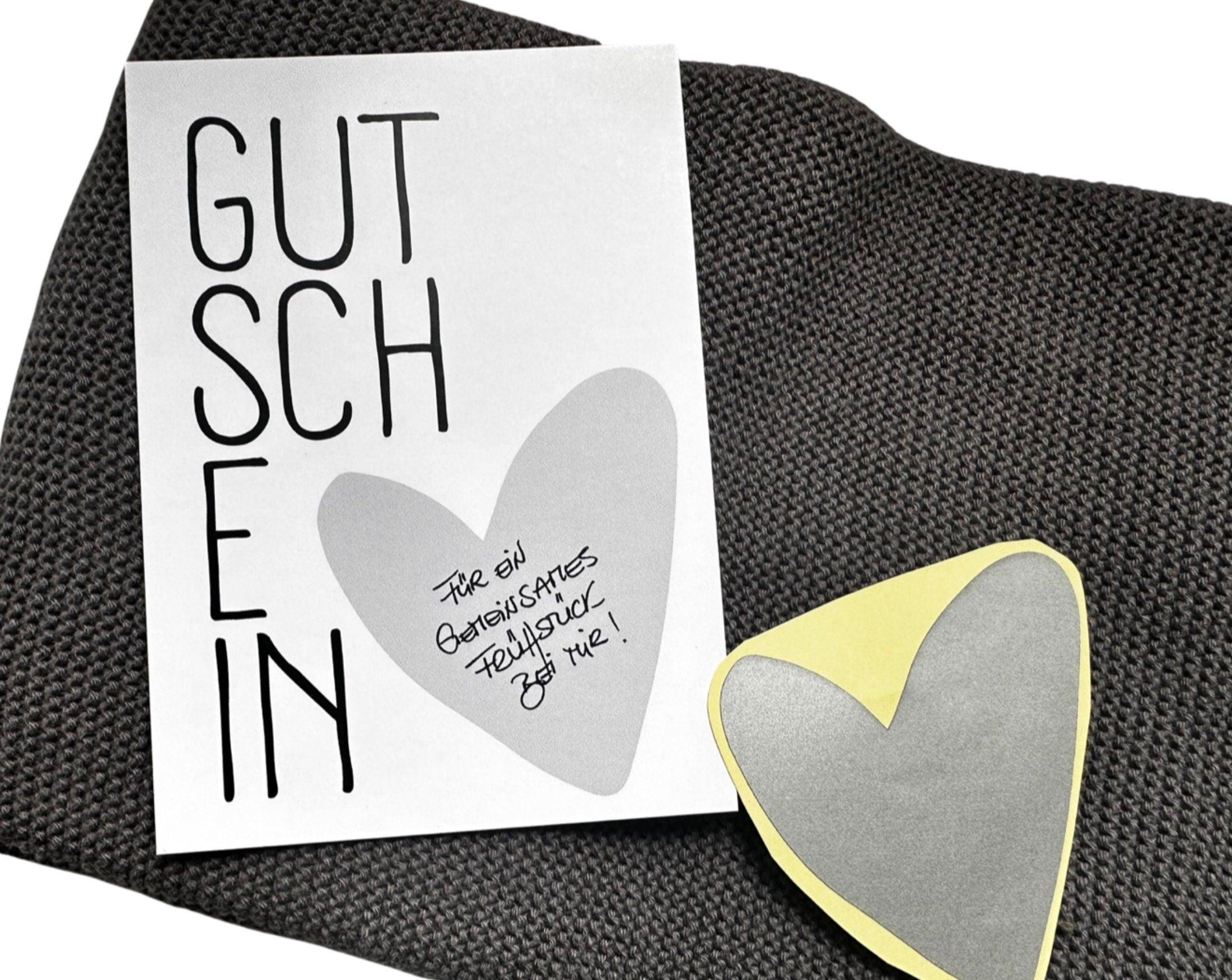 Karte Gutschein | Rubbelkarte mit Umschlag - Roo's Gift Shop