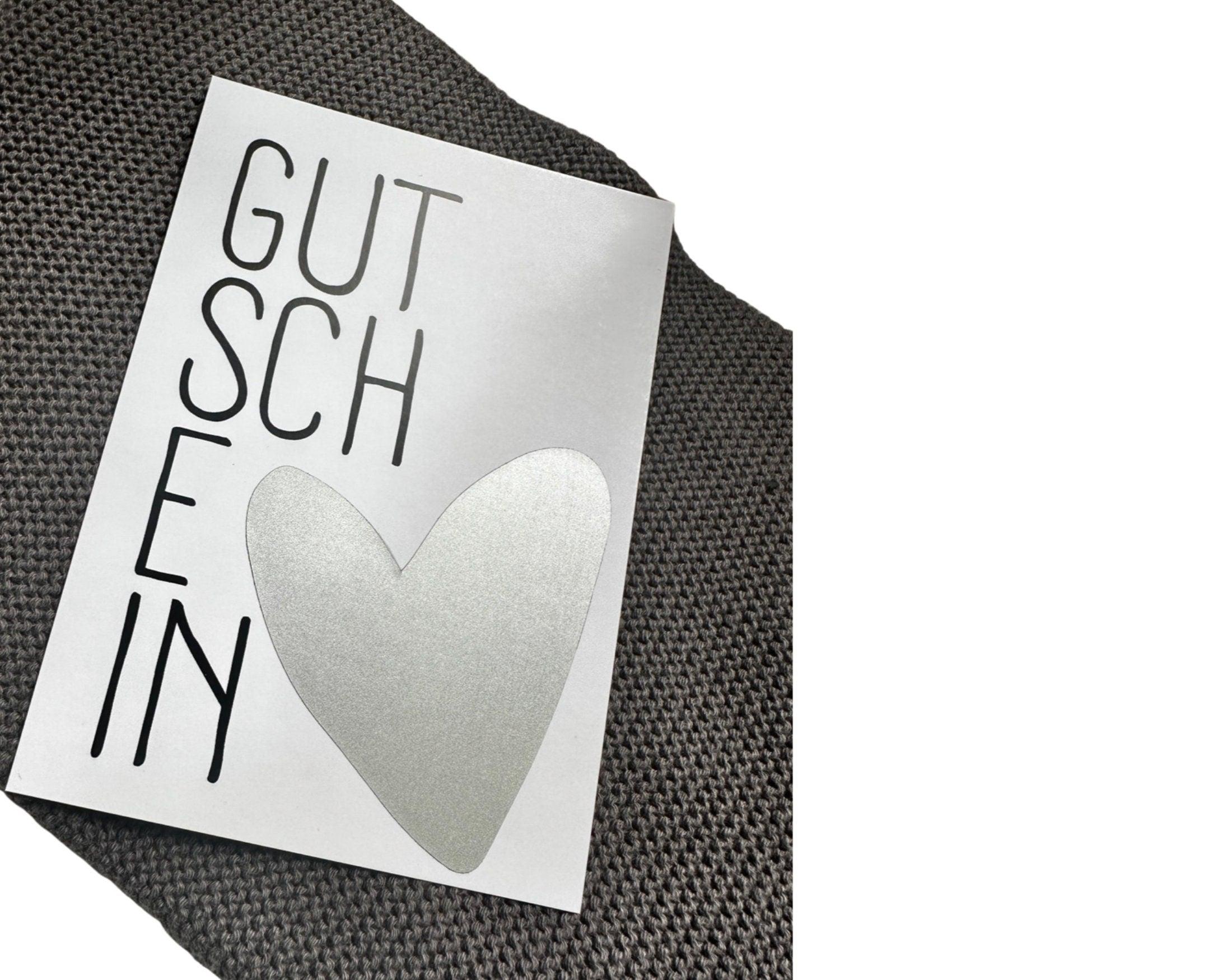 Karte Gutschein | Rubbelkarte mit Umschlag - Roo's Gift Shop