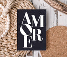 Karte | Amore | Kraftpapierumschlag - Roo's Gift Shop