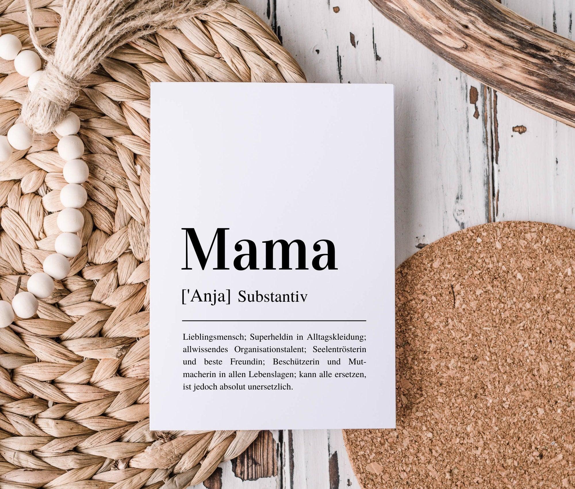 Karte | Definition Mama | Grußkarte Muttertag | A6 - Roo's Gift Shop