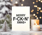 Karte Weihnachten | frecher Spruch | Merry F*ck*n' xmas - Roo's Gift Shop