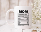 Keramiktasse MOM und DAD | Nutrition Facts - Roo's Gift Shop