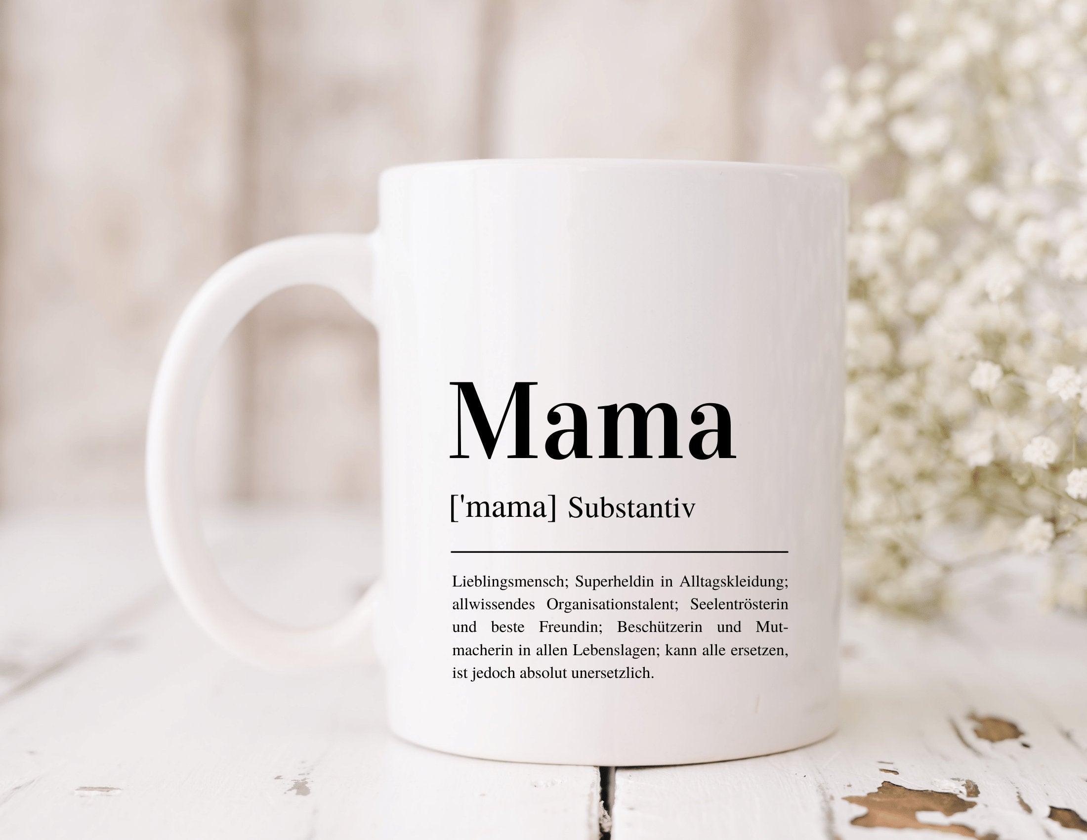Keramiktasse | Mama Tasse | Definition | personalisierbar - Roo's Gift Shop