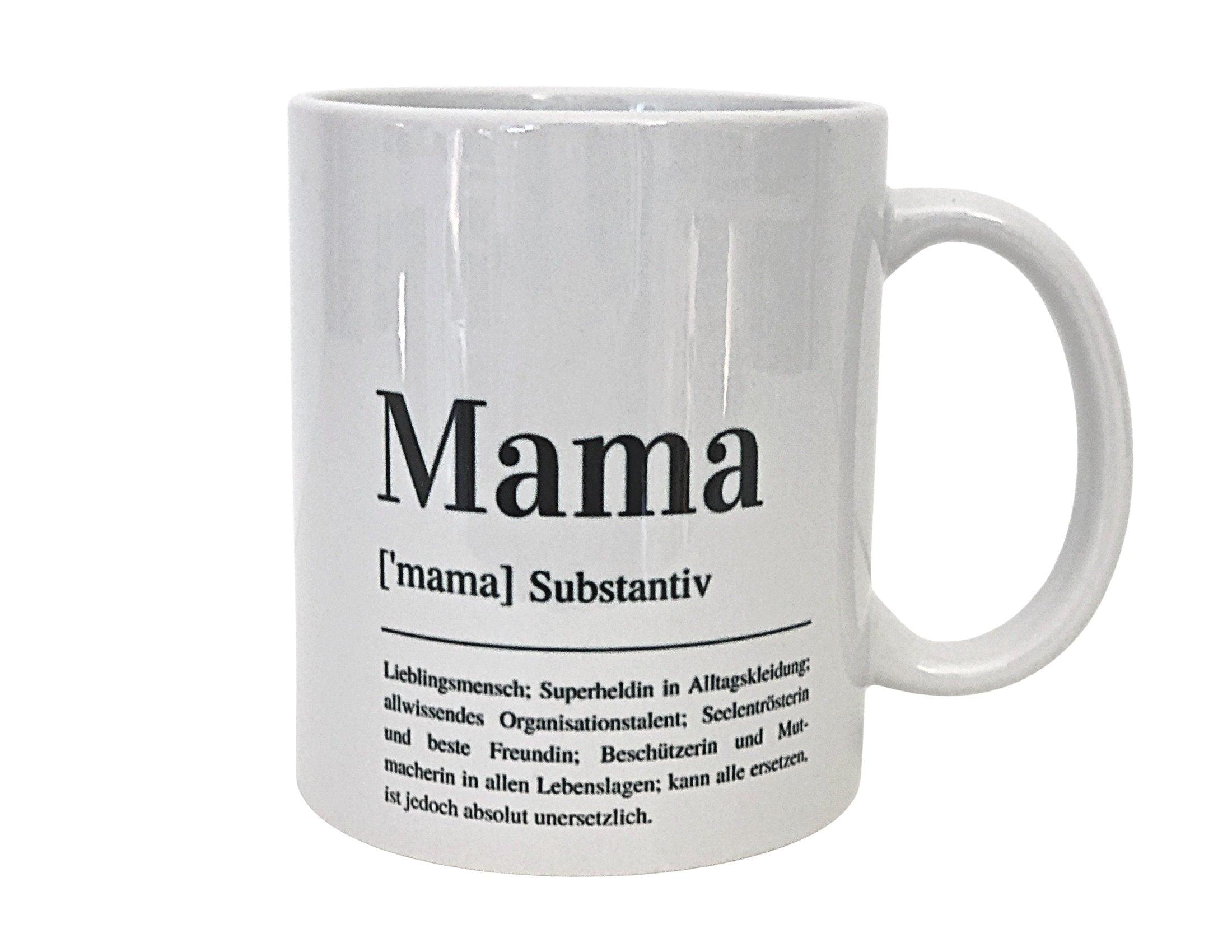 Keramiktasse | Mama Tasse | Definition | personalisierbar - Roo's Gift Shop