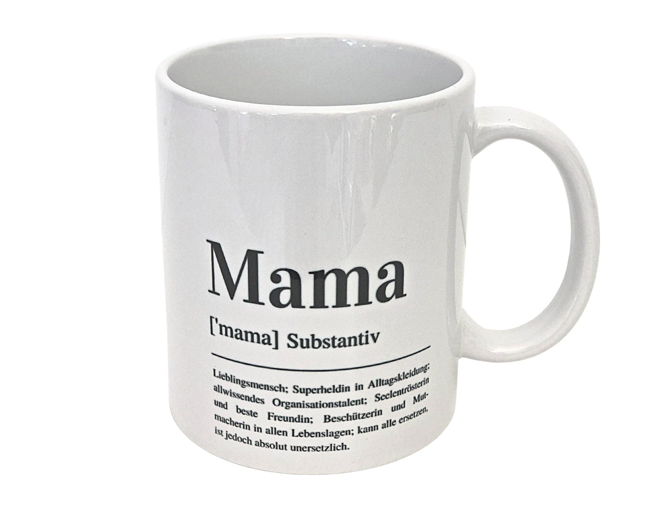 Keramiktasse | Mama Tasse | Definition | personalisierbar - Roo's Gift Shop