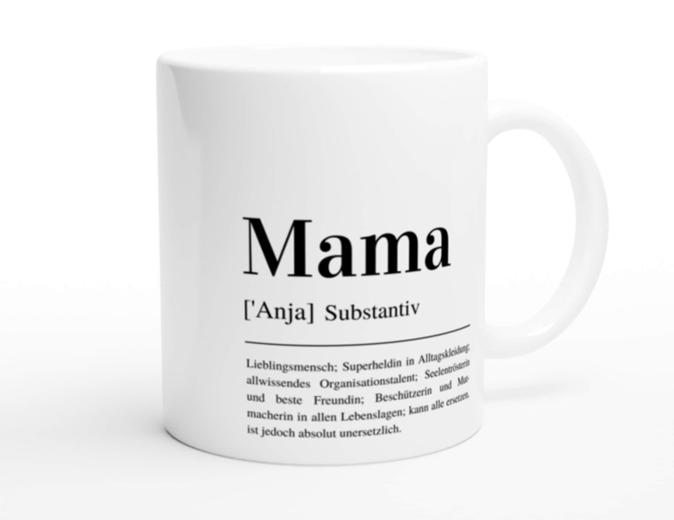 Keramiktasse | Mama Tasse | Definition | personalisierbar - Roo's Gift Shop