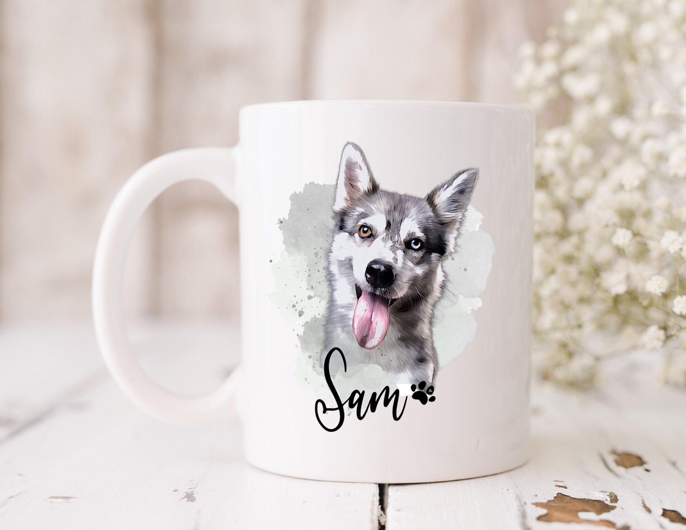 Keramiktasse | personalisierte Hunde-Tasse | nach Foto - Roo's Gift Shop