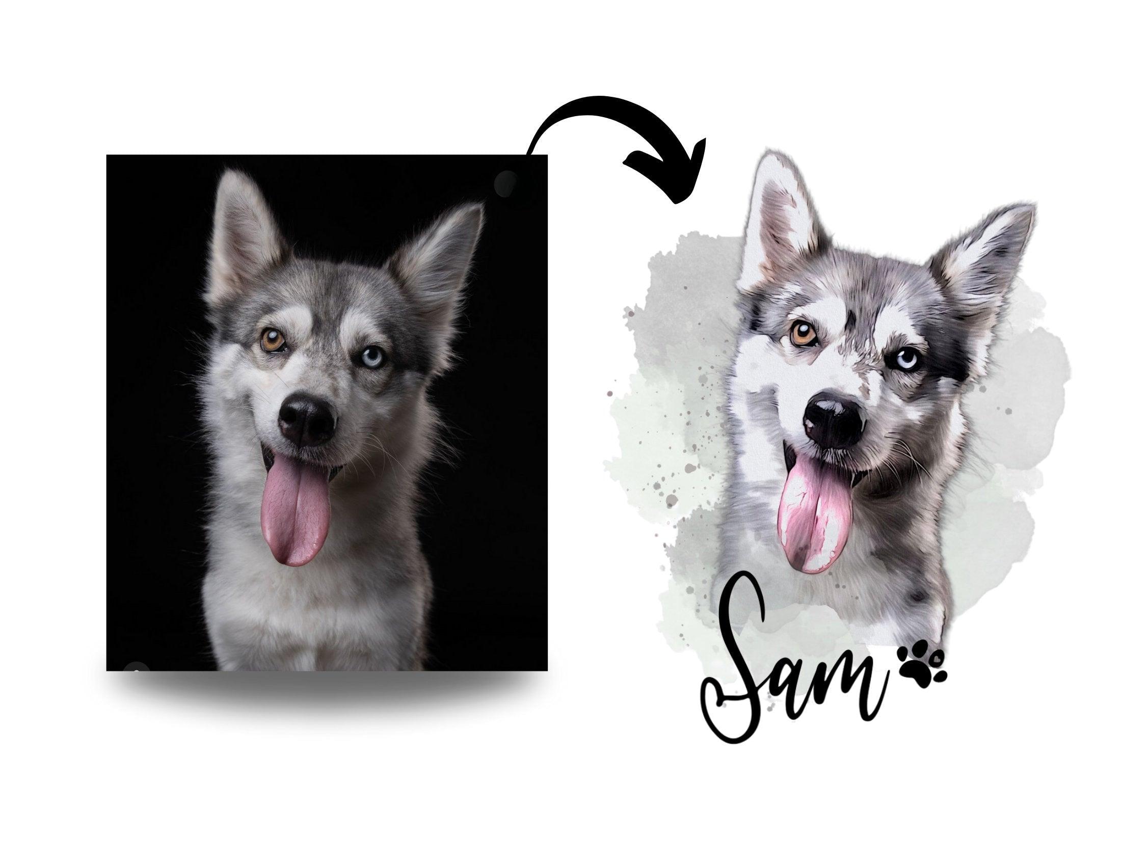 Keramiktasse | personalisierte Hunde-Tasse | nach Foto - Roo's Gift Shop