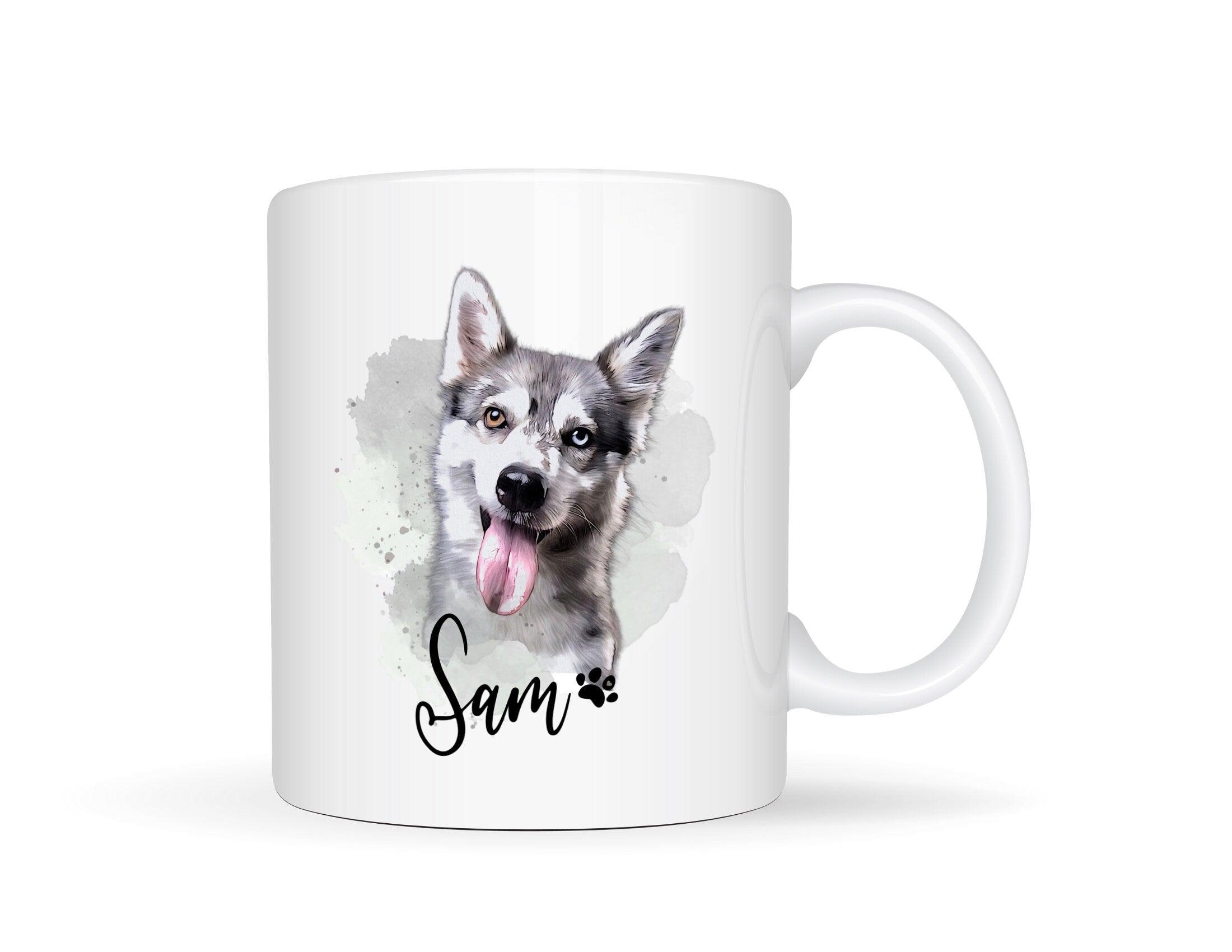 Keramiktasse | personalisierte Hunde-Tasse | nach Foto - Roo's Gift Shop