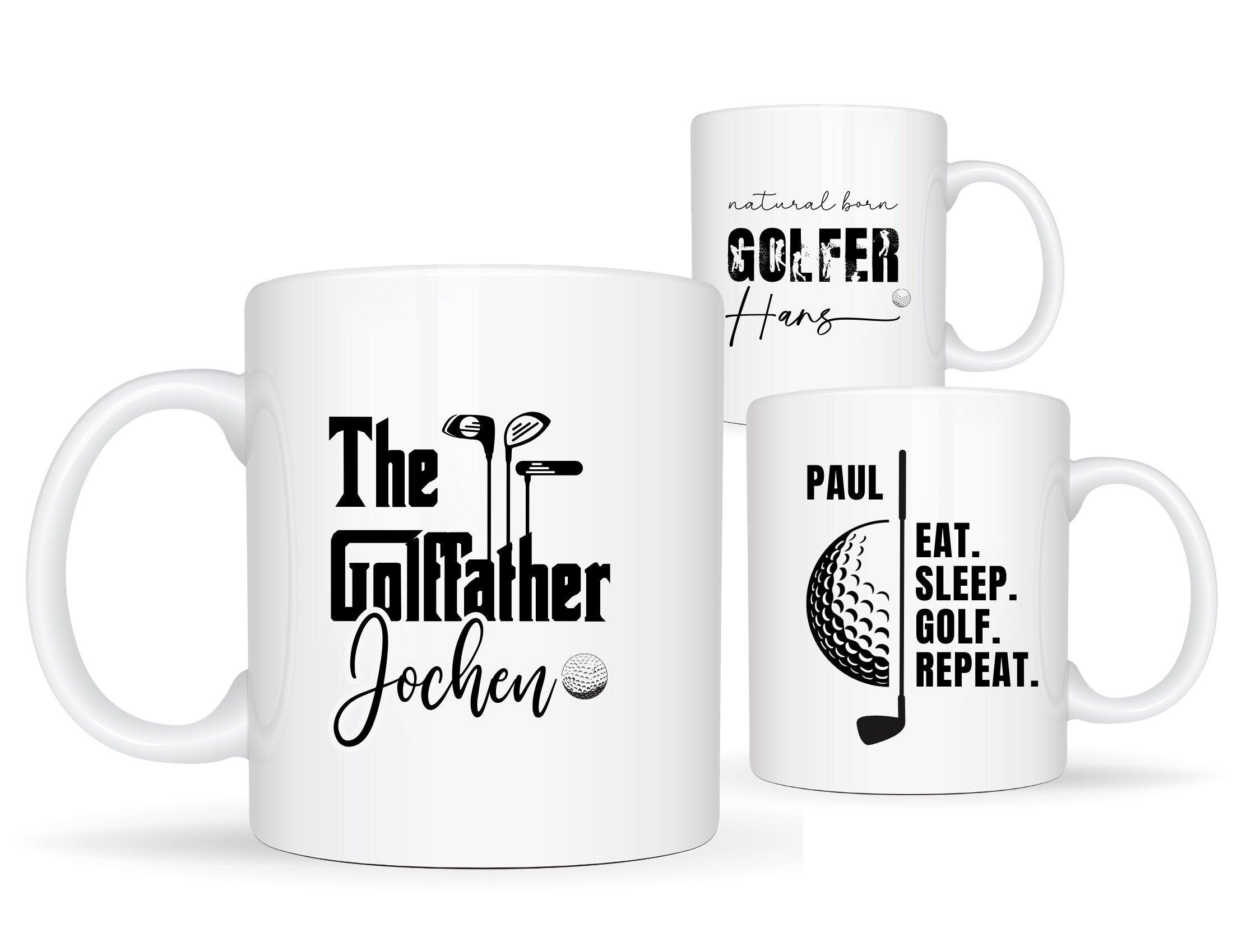 Keramiktasse | Personalisierte Tasse für Golfer - Roo's Gift Shop