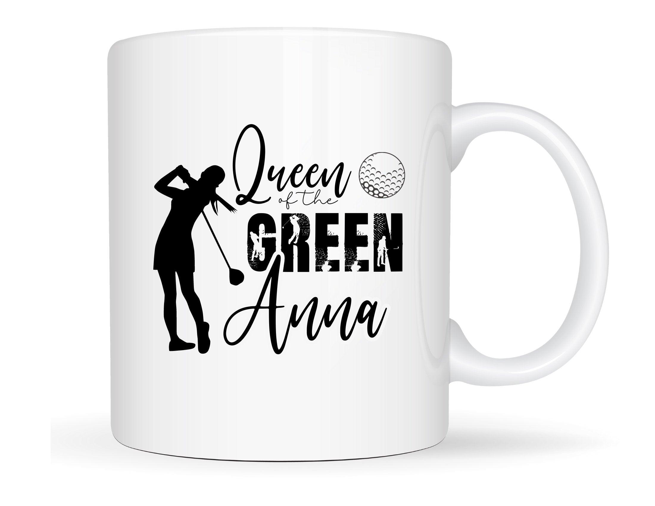 Keramiktasse | Personalisierte Tasse für Golferinnen - Roo's Gift Shop