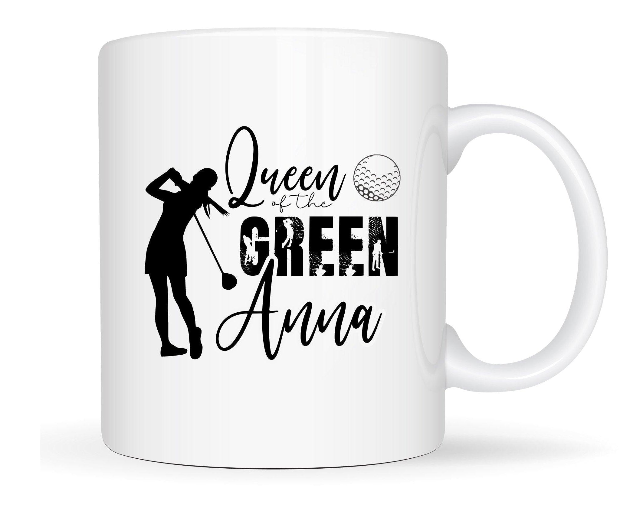 Keramiktasse | Personalisierte Tasse für Golferinnen - Roo's Gift Shop