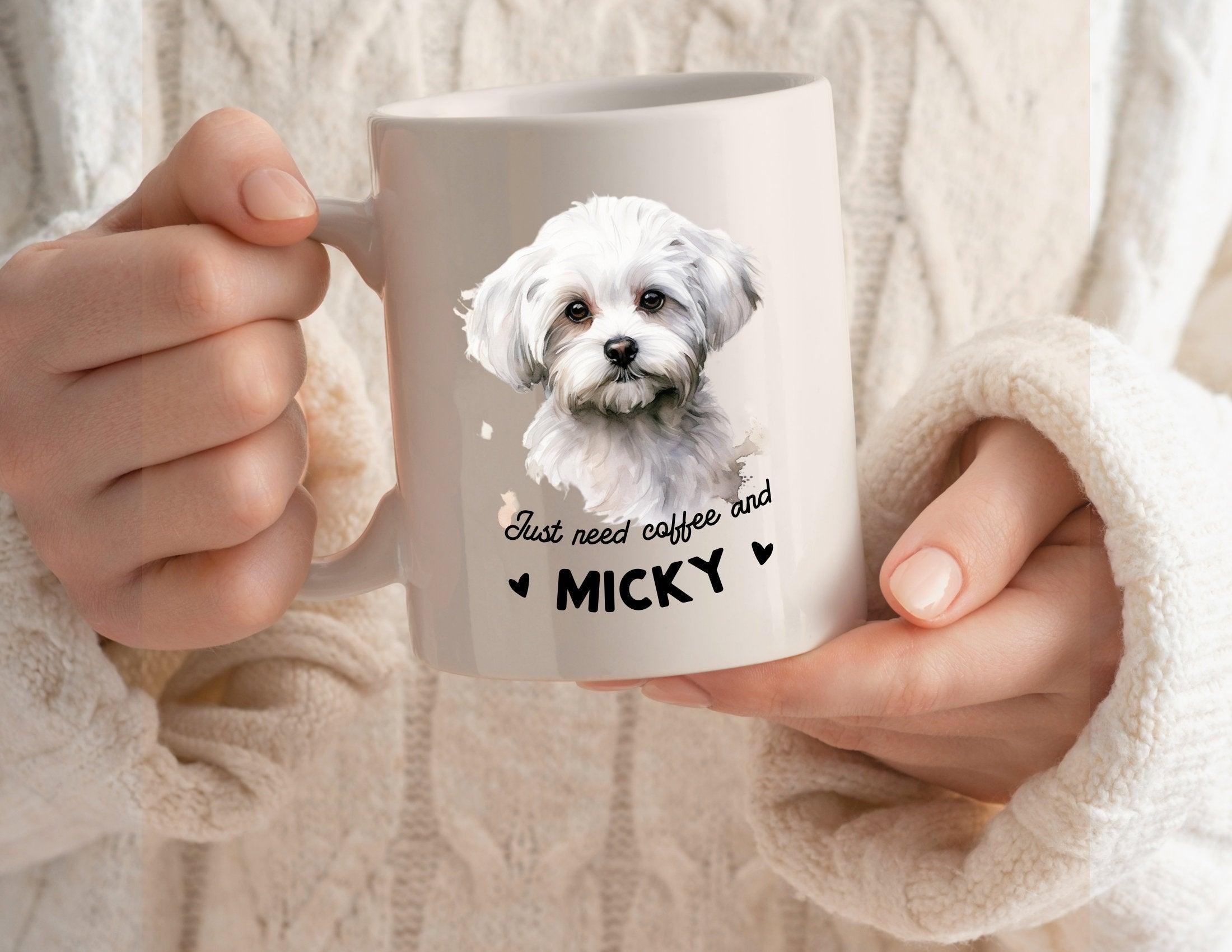 Keramiktasse | Personalisierte Tasse | Hunderasse Name - Roo's Gift Shop