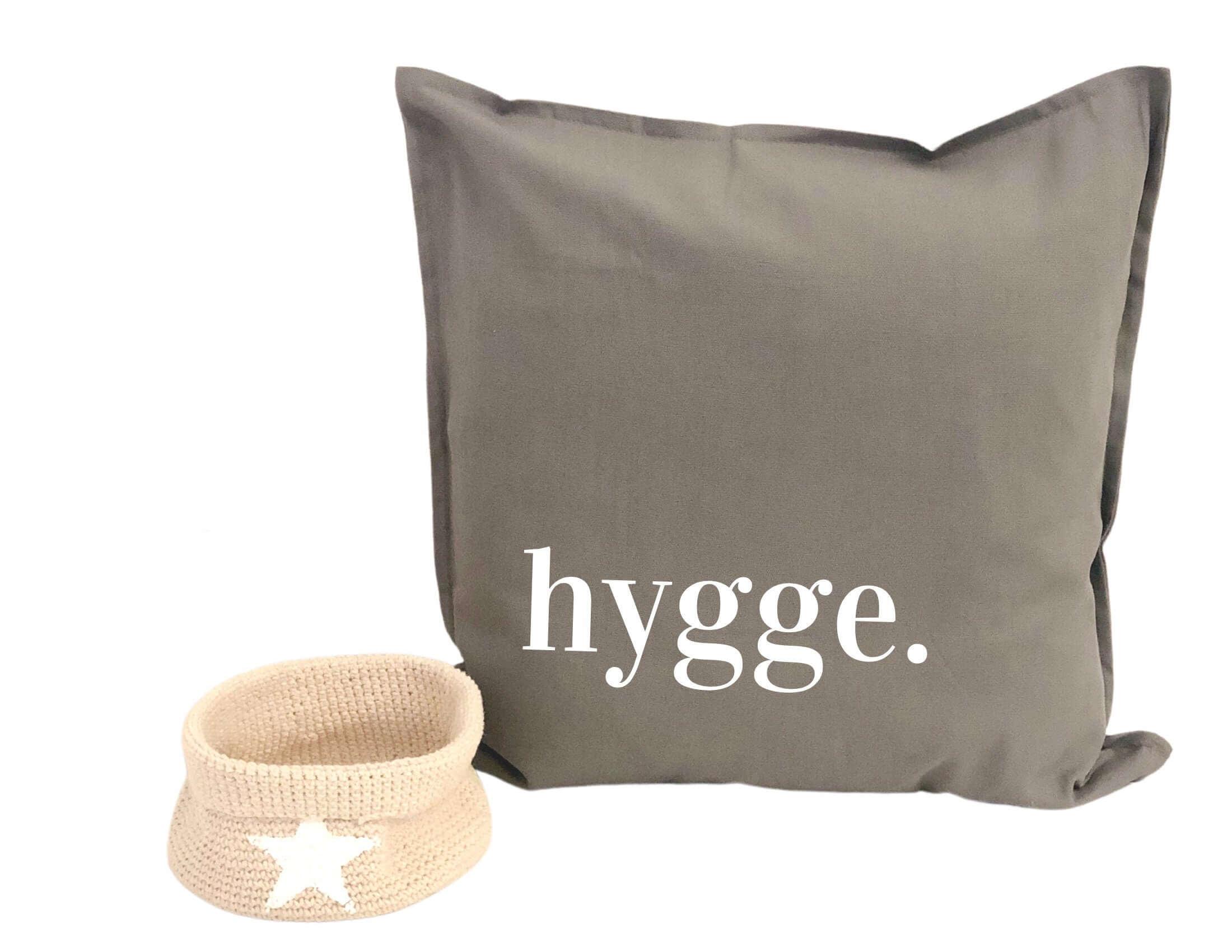 Kissen HYGGE | Kissenbezug Baumwolle - Roo's Gift Shop