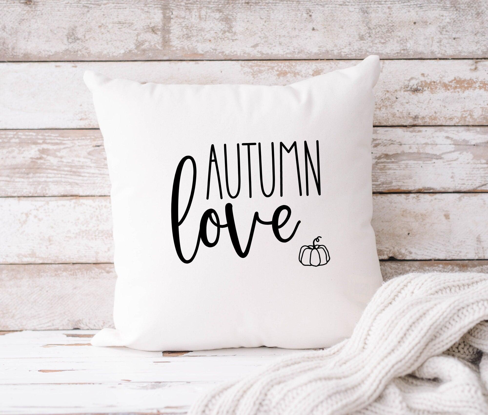 Kissen | Autumn Love | Herbst Liebe | 40 x 40 cm - Roo's Gift Shop