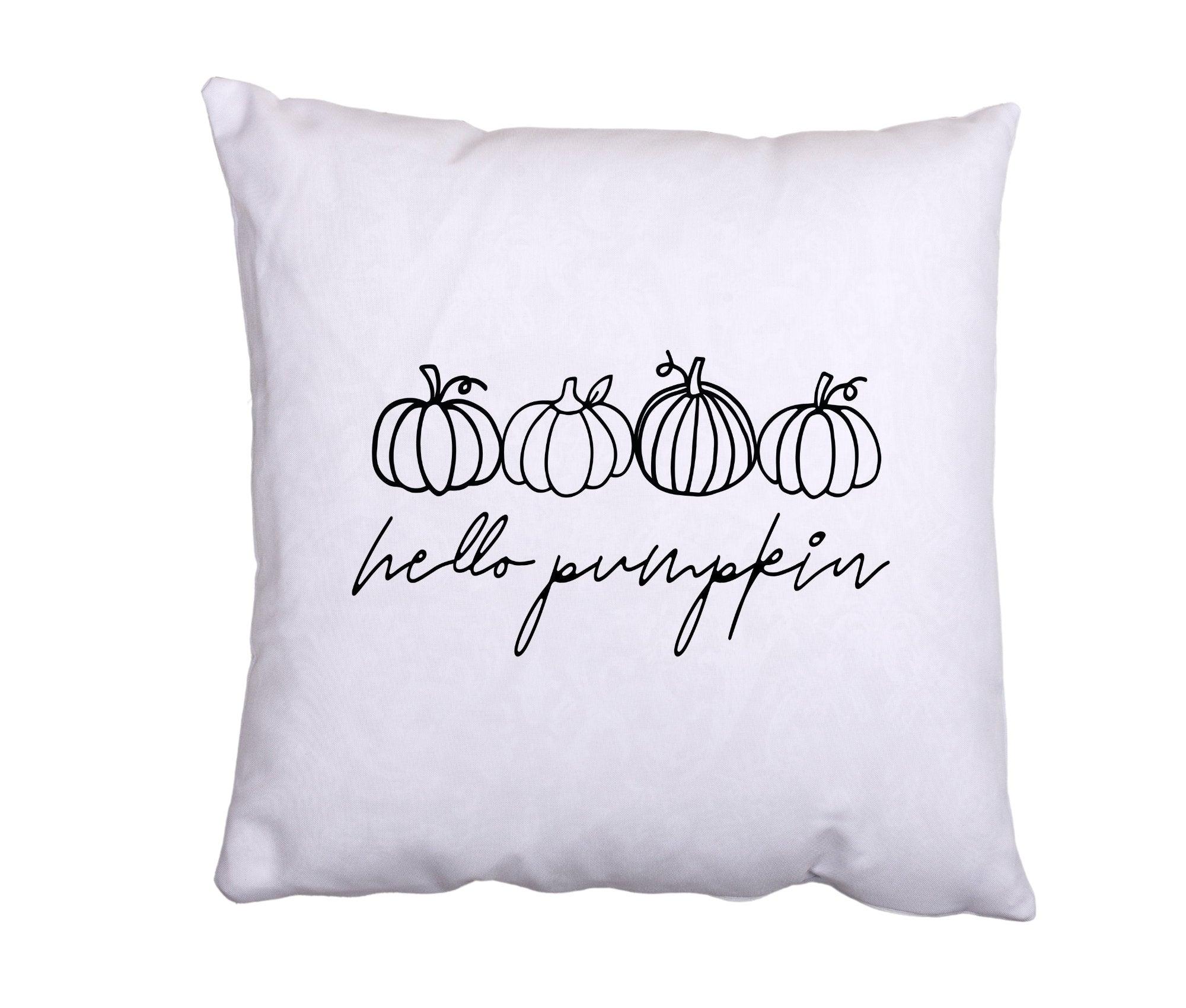 Kissen | hello pumpkin | Kürbis Liebe | 40 x 40 cm - Roo's Gift Shop